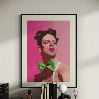 LuLu - Queer Pride Art Print, Ribbon and Resilience Collection, LGBTQ+ Artwork on Premium Matte Paper, gay art gift, gay artist