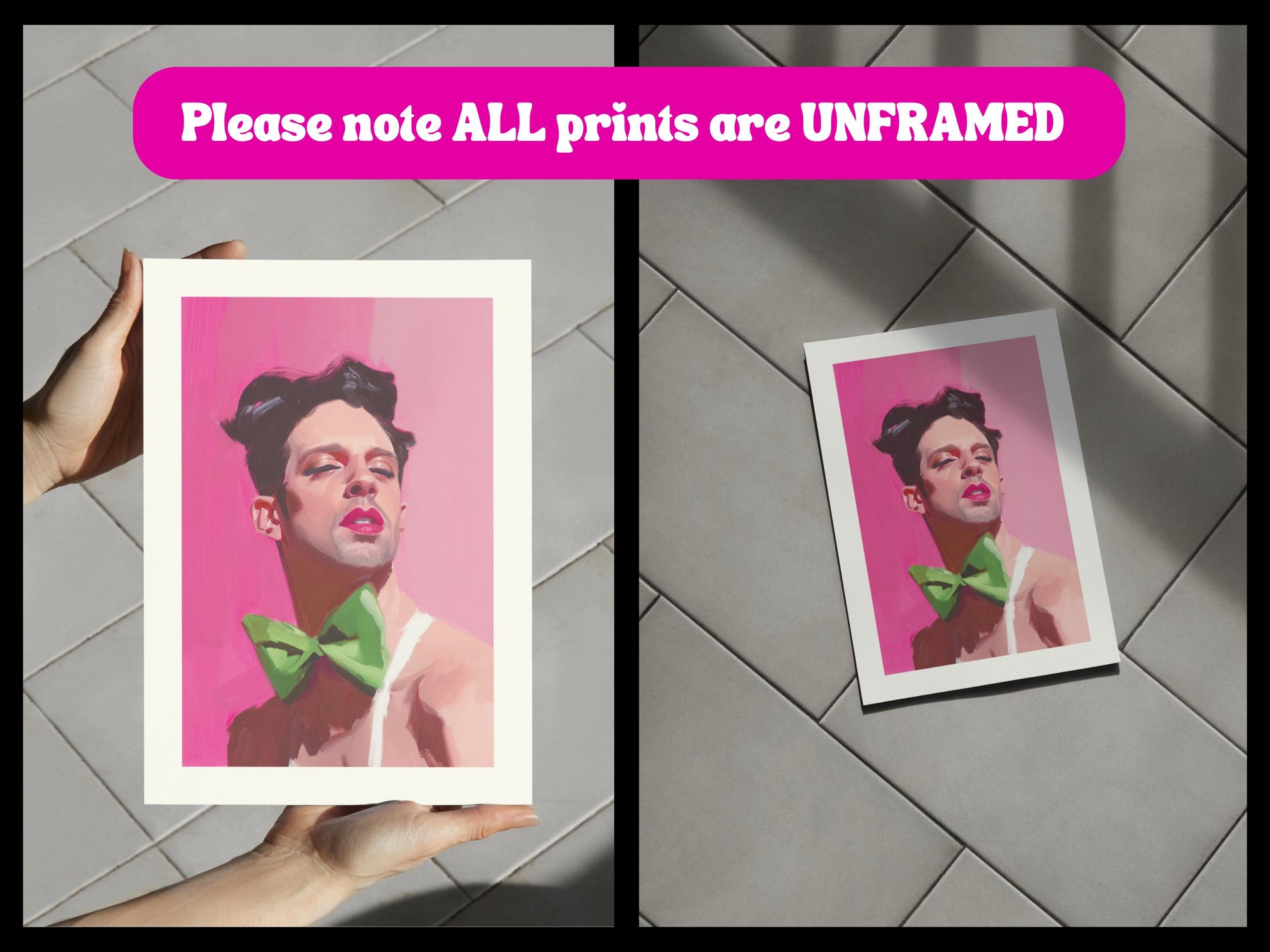 LuLu - Queer Pride Art Print, Ribbon and Resilience Collection, LGBTQ+ Artwork on Premium Matte Paper, gay art gift, gay artist