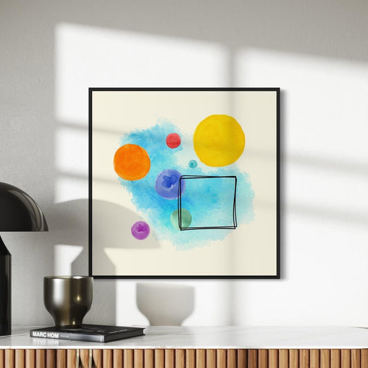 Abstract Watercolour Pride Print | Unity in Colour | Unframed Queer Art for Home or Office Decor | 3 of 3 in Coordinated Set