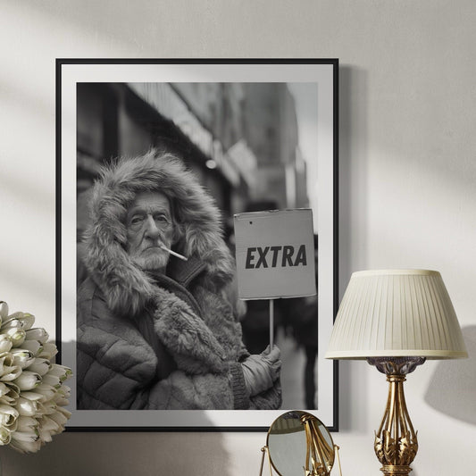 LGBTQ Pride Print, Queer black and white wall art