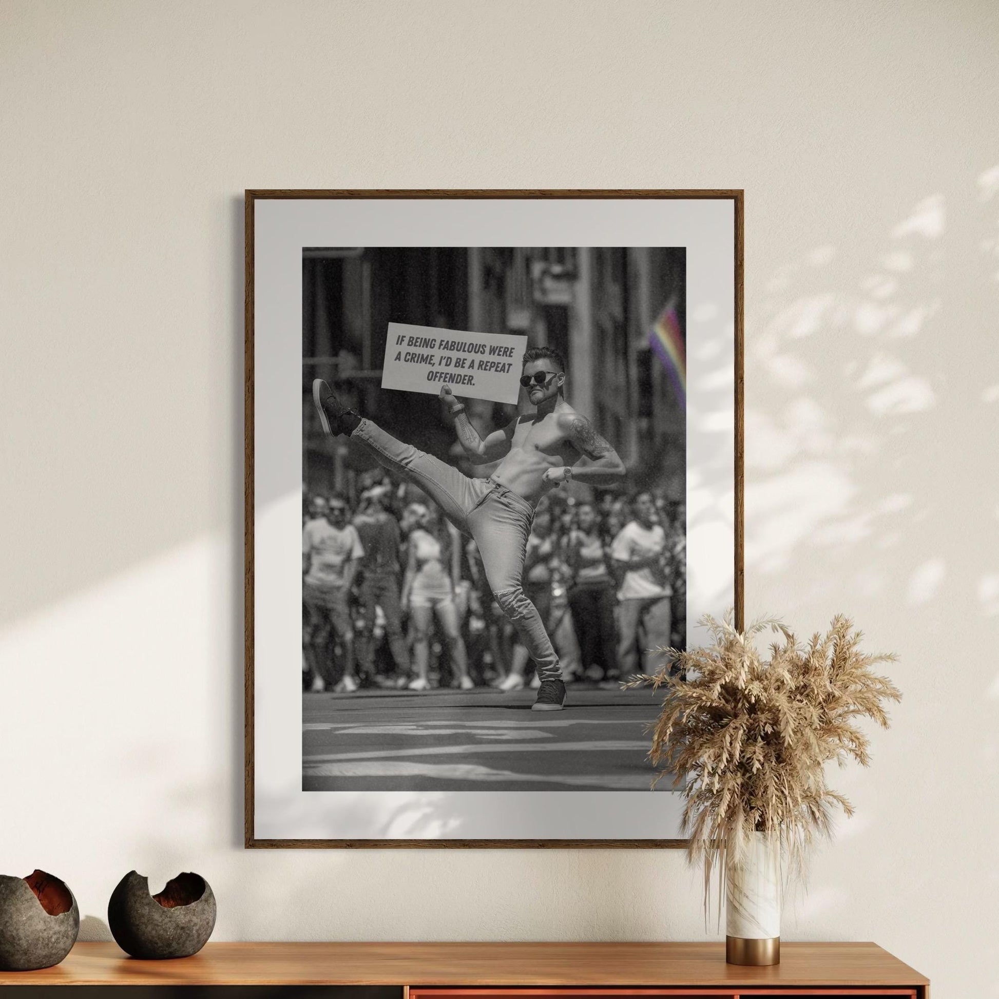 LGBTQ+ Print, Queer Art, Pride Art, Funny Pride Decor and Gifting