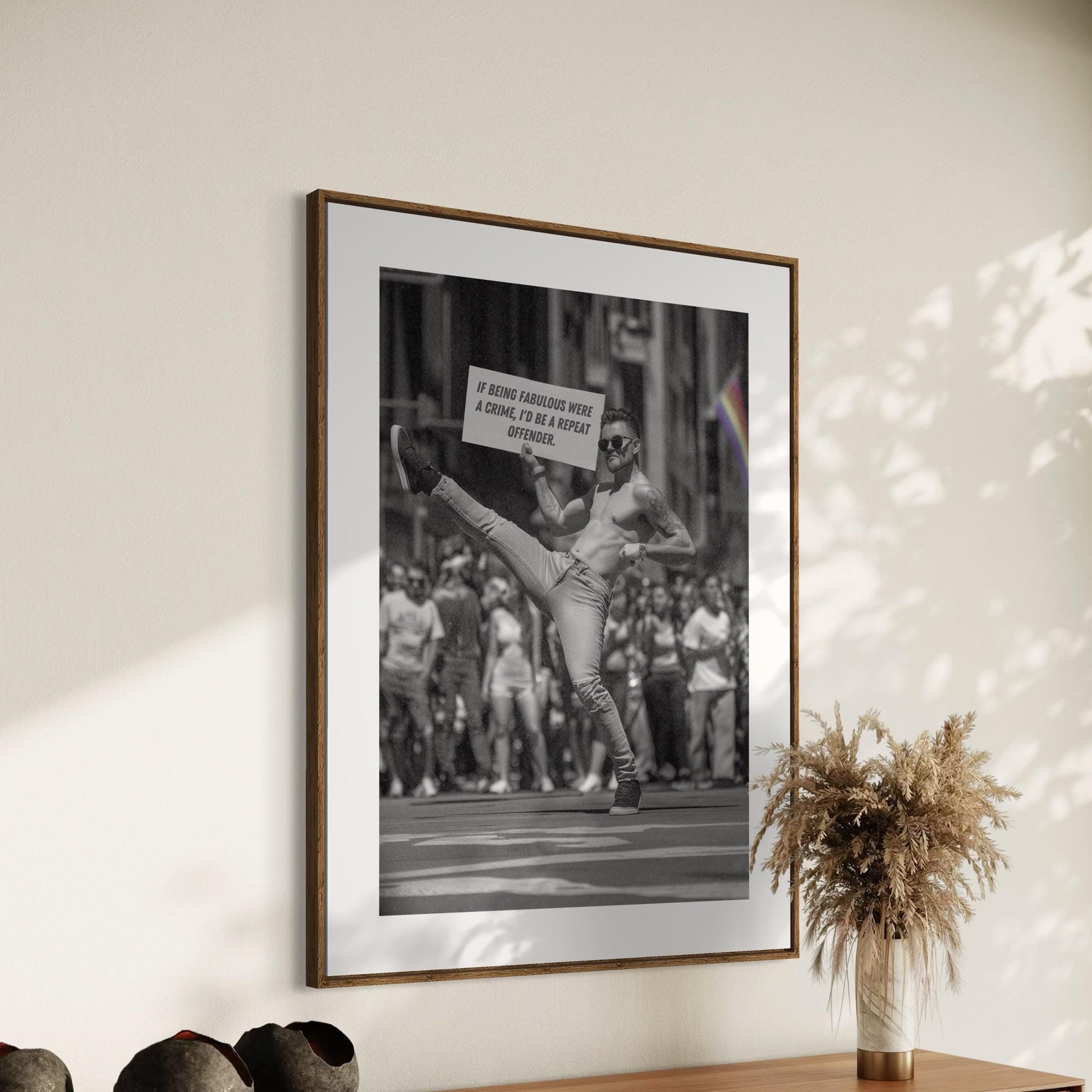 LGBTQ+ Print, Queer Art, Pride Art, Funny Pride Decor and Gifting