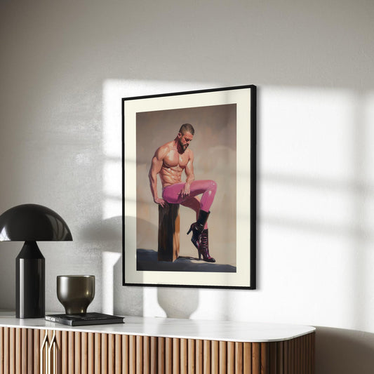 Noir Reverie - Oil Painting Print | LGBTQ+ Home Decor