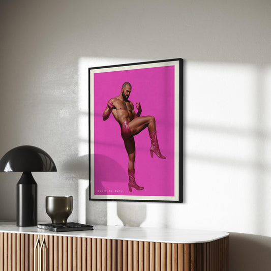 Built to Defy - Oil painting print | Queer Art Print
