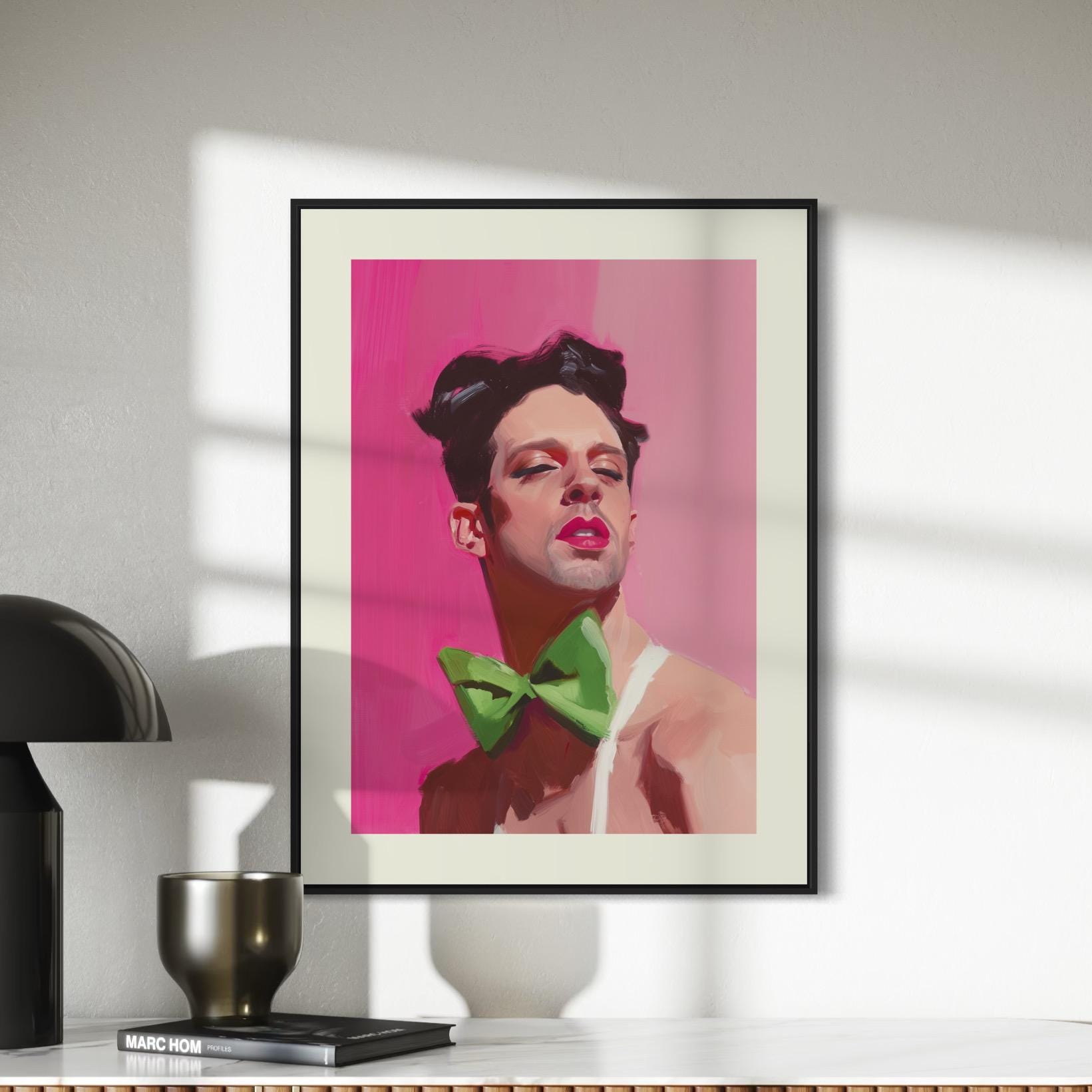 LuLu - Queer Pride Art Print, Ribbon and Resilience Collection, LGBTQ+ Artwork on Premium Matte Paper, gay art gift, gay artist