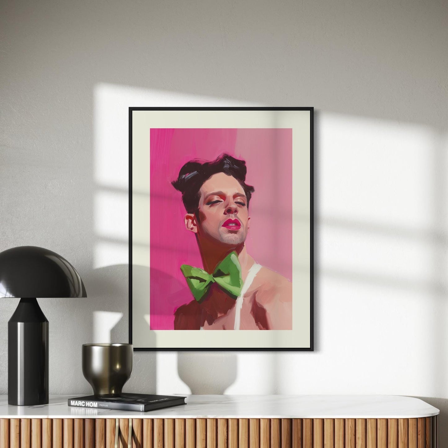 LuLu - Queer Pride Art Print, Ribbon and Resilience Collection, LGBTQ+ Artwork on Premium Matte Paper, gay art gift, gay artist
