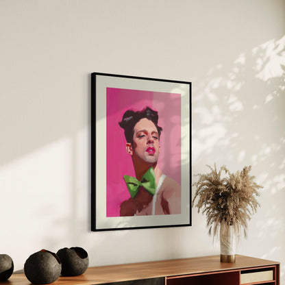 LuLu - Queer Pride Art Print, Ribbon and Resilience Collection, LGBTQ+ Artwork on Premium Matte Paper, gay art gift, gay artist