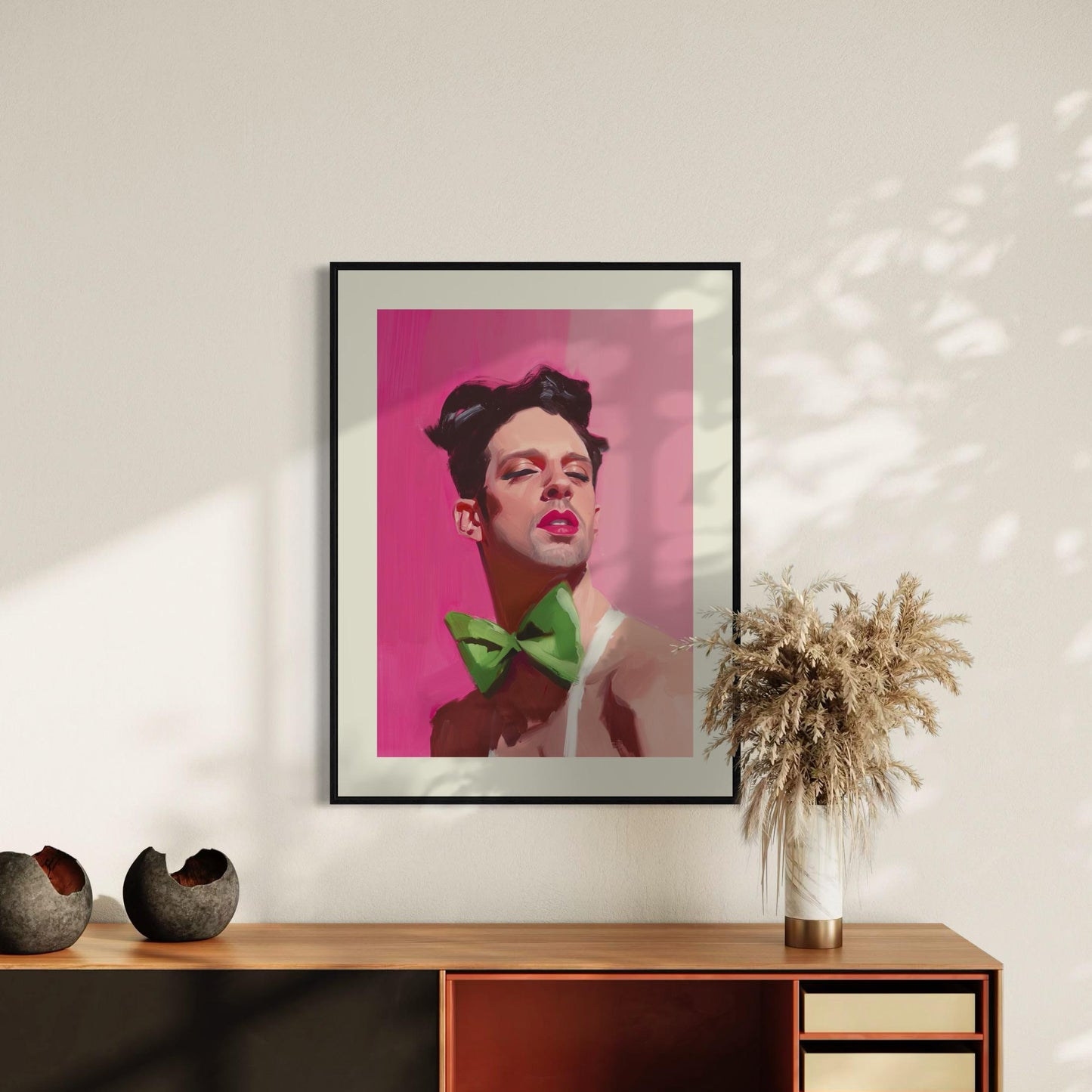 LuLu - Queer Pride Art Print, Ribbon and Resilience Collection, LGBTQ+ Artwork on Premium Matte Paper, gay art gift, gay artist