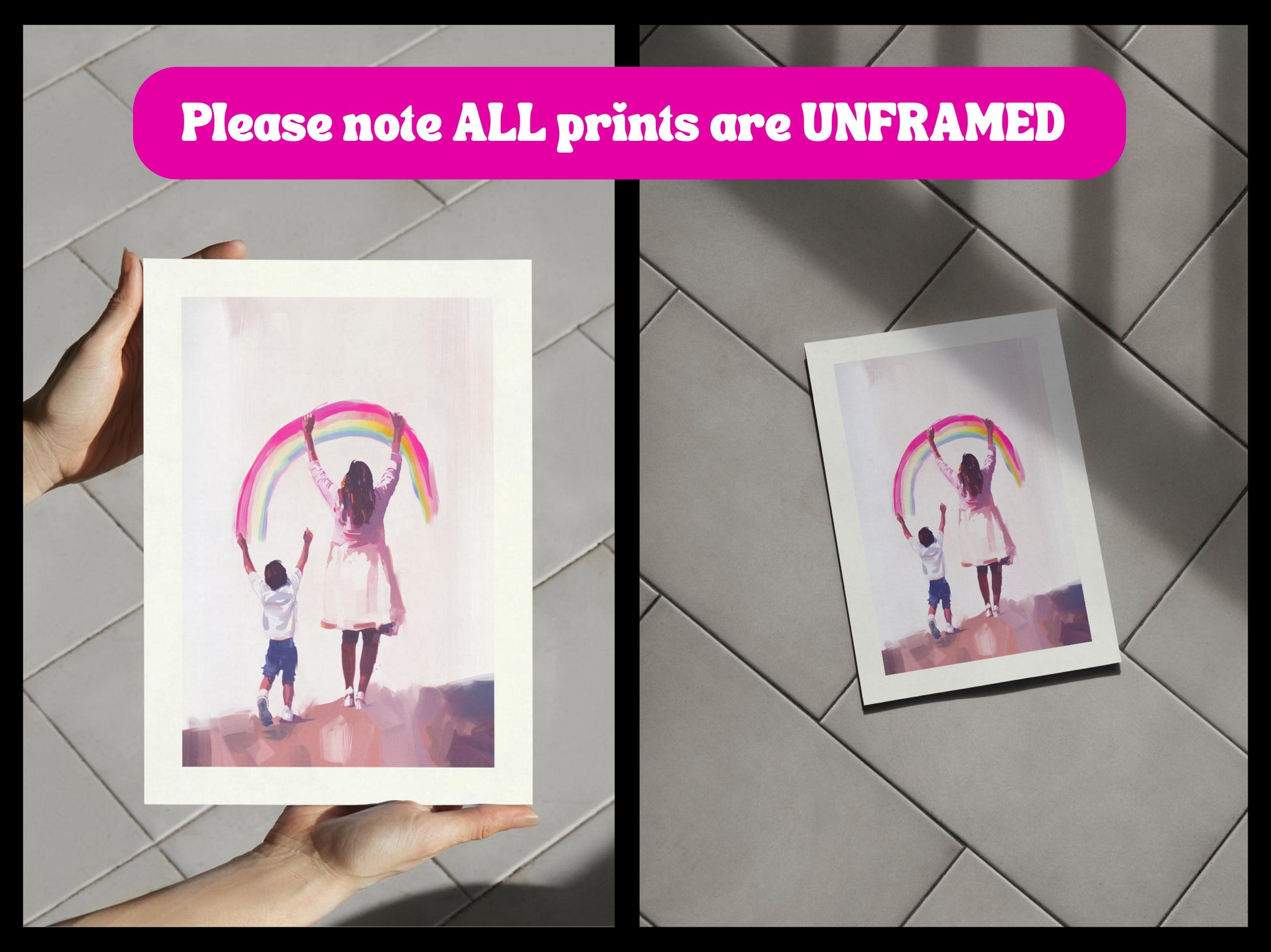 Celebrate Your Rainbow Art Print | Queer-Inspired Wall Decor | Premium Matte LGBTQ+ Pride Poster for Your Home or Gift