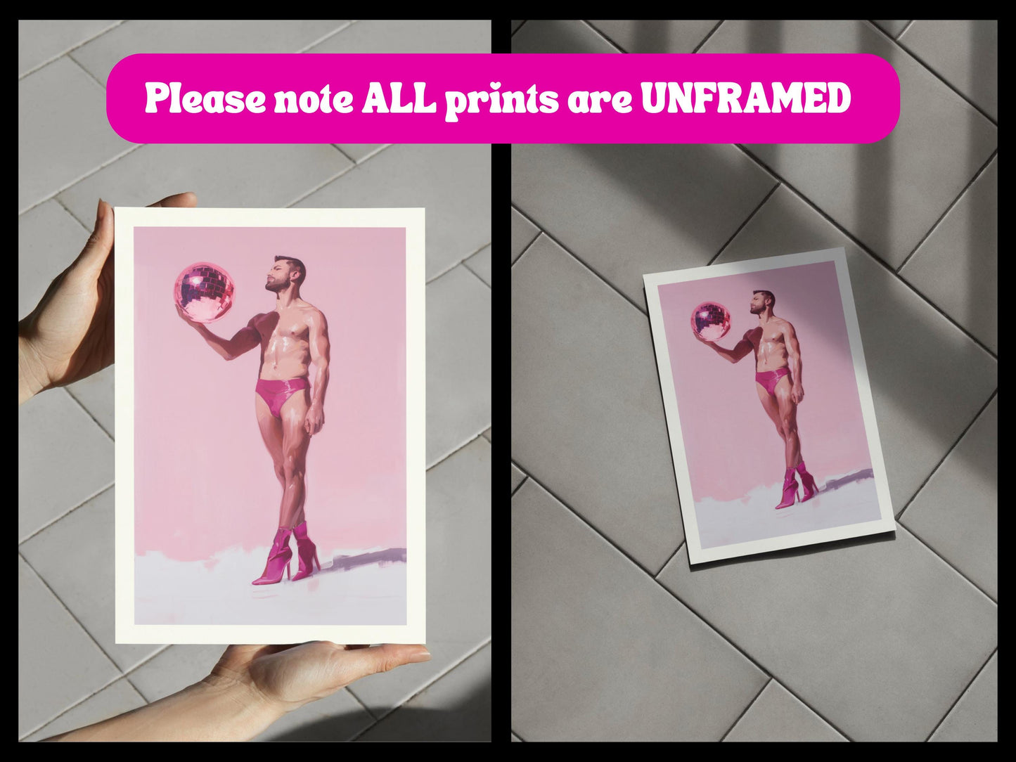Disco Muse - Oil Painting Print | Queer Art Print
