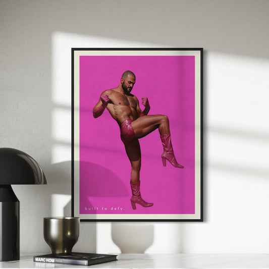 Built to Defy - Oil painting print | Queer Art Print