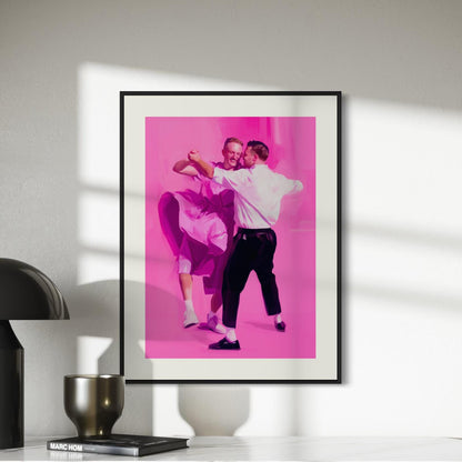Let Us Dance – Vibrant Queer Wall Art, LGBTQ+ Celebration Print, Unframed Premium Matte Artwork for Bold & Joyful Spaces