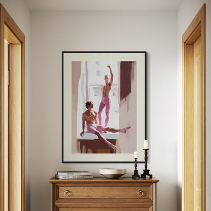 Power in Pink Art Print | Queer-Inspired Minimalist Wall Decor | Premium LGBTQ+ Pride Artwork for Bold Homes & Spaces