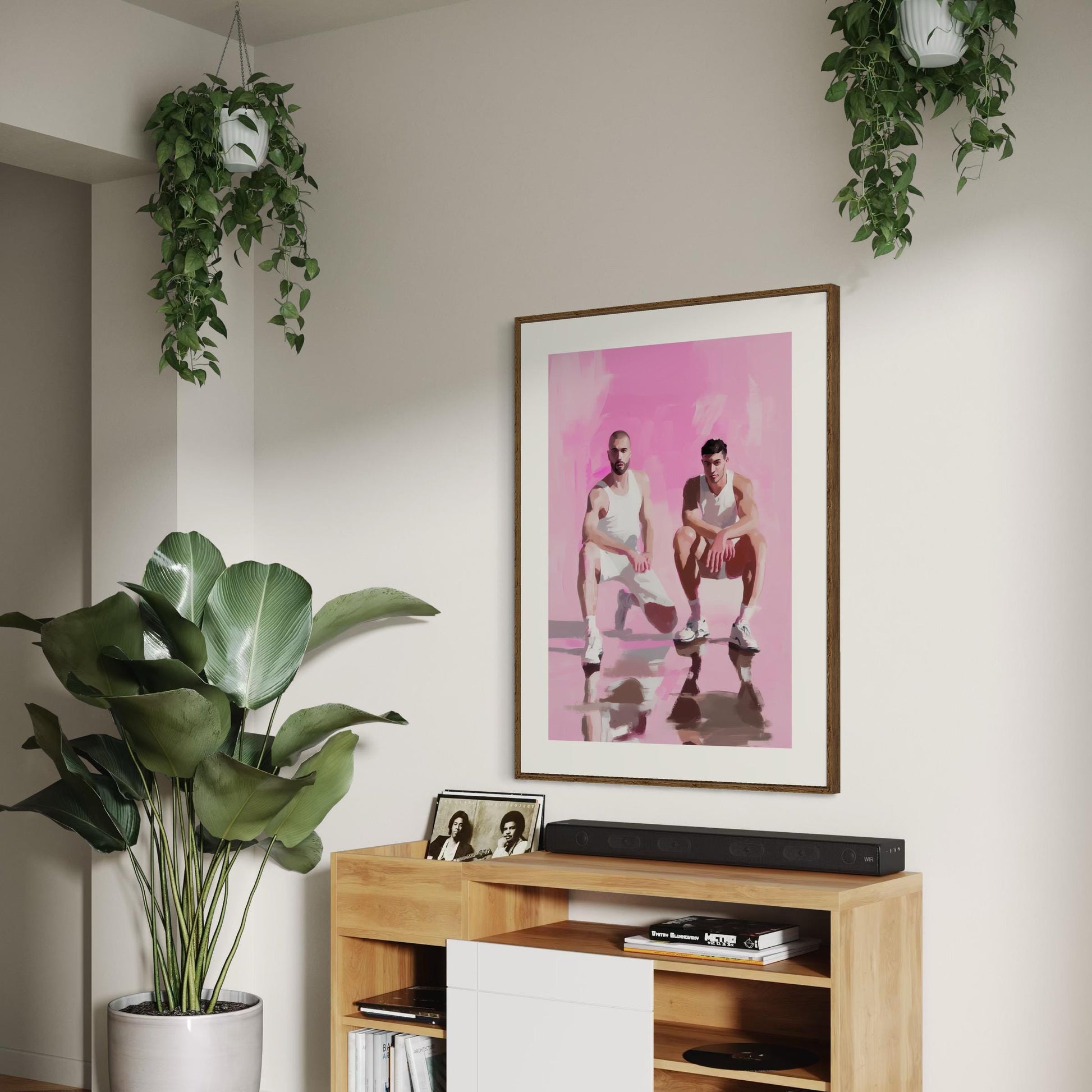 Bad Boys Print | Queer Art, Masculine Gay Wall Art, Aesthetic Poster, LGBTQ+ Decor, Cool & Edgy, Street Style, Gay Couple Artwork