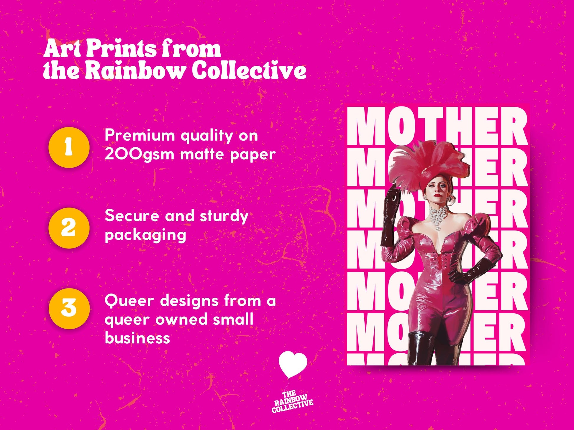 MOTHER Print – Fierce & Fabulous Queer Art, Drag-Inspired Digital Print, LGBTQ+ Wall Art, Ballroom Culture Decor, Digital Painting