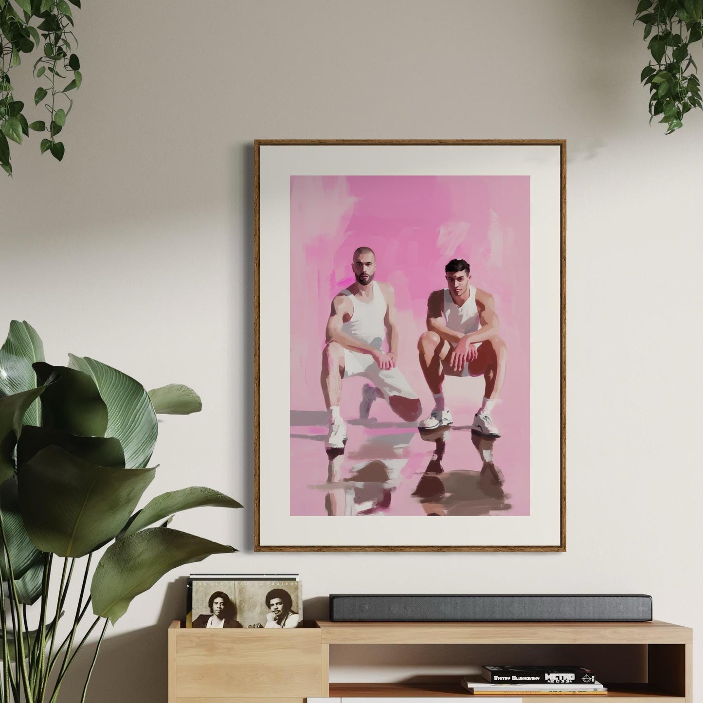 Bad Boys Print | Queer Art, Masculine Gay Wall Art, Aesthetic Poster, LGBTQ+ Decor, Cool & Edgy, Street Style, Gay Couple Artwork