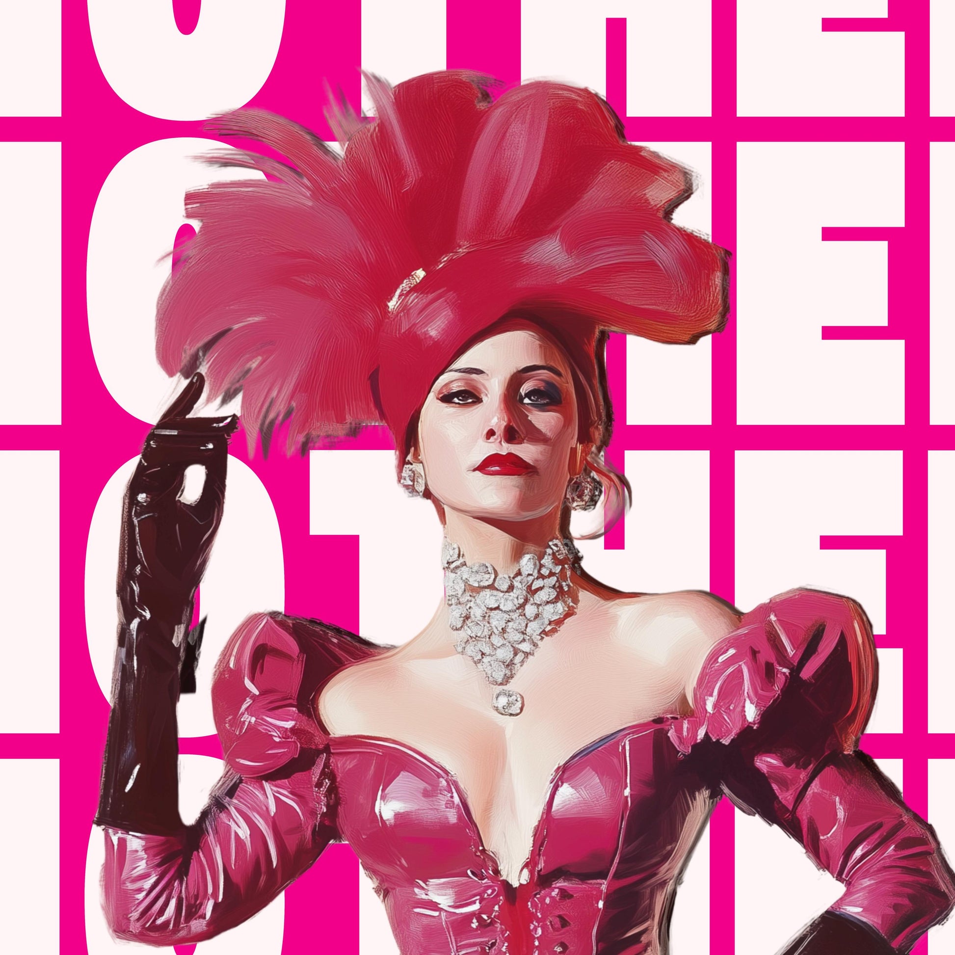 MOTHER Print – Fierce & Fabulous Queer Art, Drag-Inspired Digital Print, LGBTQ+ Wall Art, Ballroom Culture Decor, Digital Painting