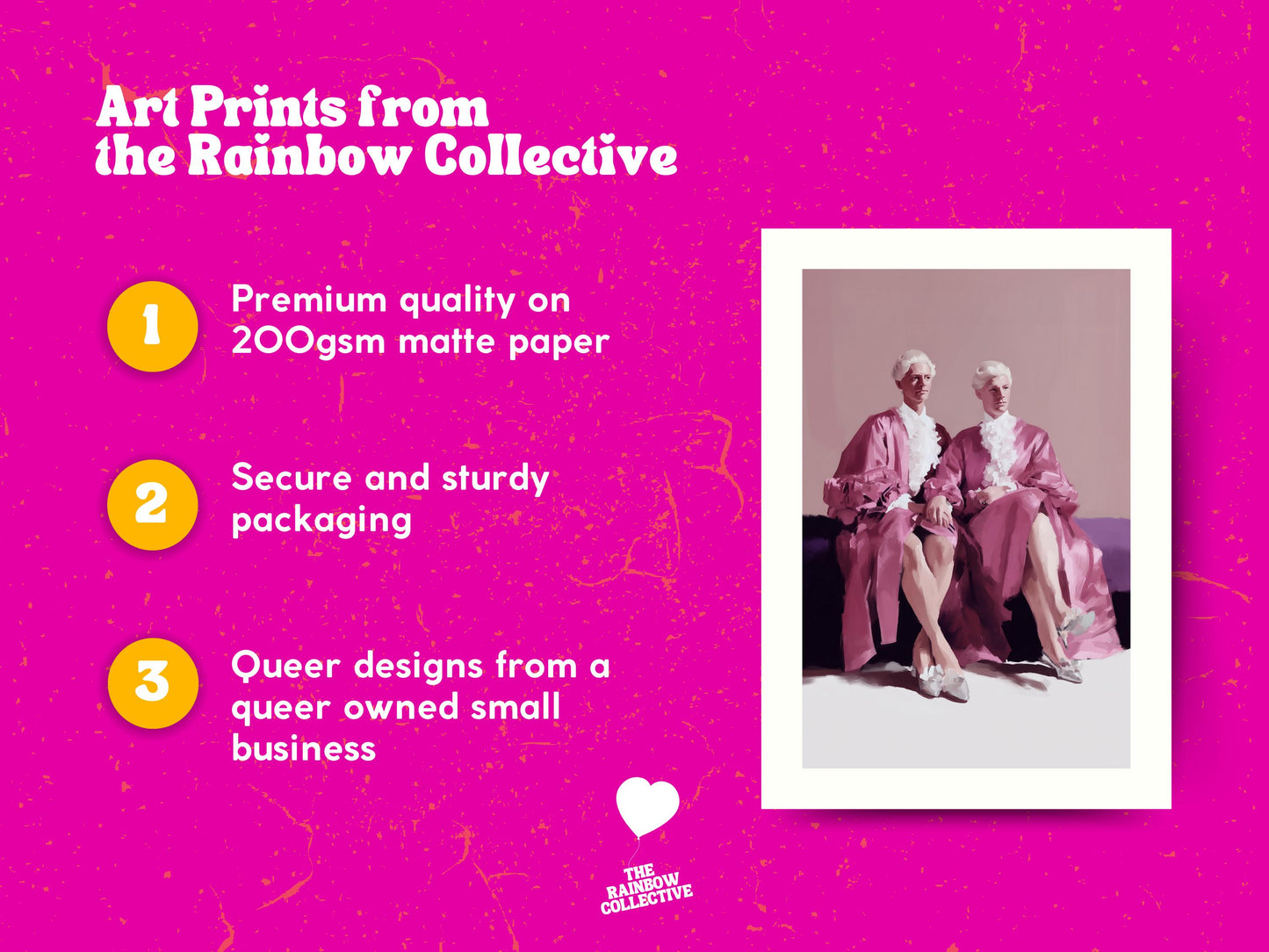 High Court High Heels Art Print – Queer Rococo-Inspired Wall Art | Camp Gay Decor | Pink Oil Painting Style | LGBTQ+ Digital Download