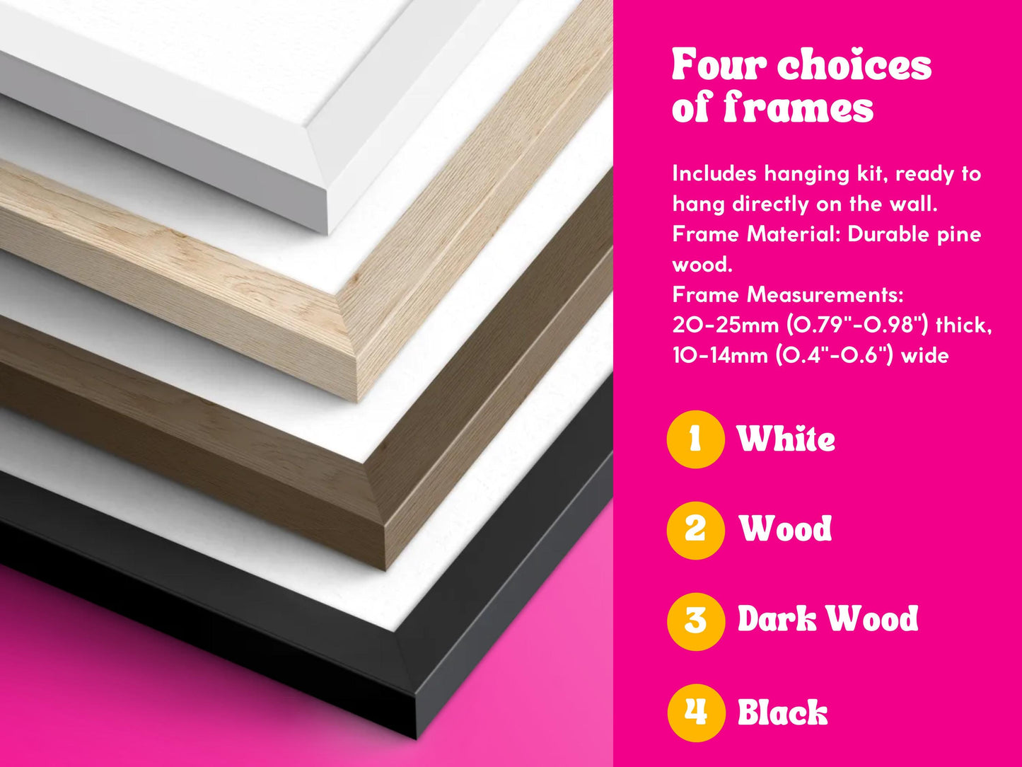 Framed Trans Flag Art Print, Trans Pride Wall Art, LGBTQ+ Decor, Transgender Pride Poster, Minimalist Trans Flag Print