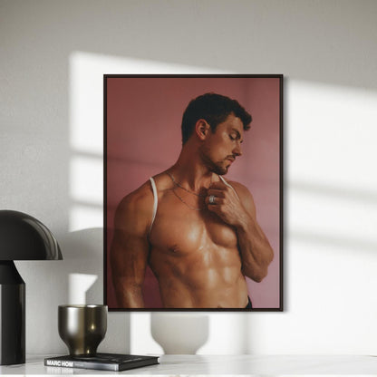 Taken - Queer Art Print by Gay Artist | Gay Erotic Wall Art | intimate Male Portrait | LGBTQ Bedroom Decor | Queer Pride Print
