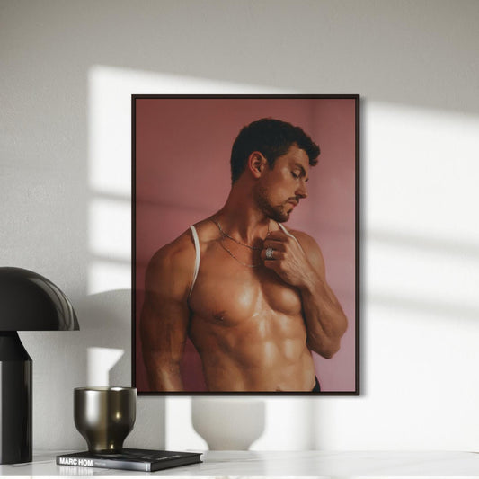 Taken - Queer Art Print by Gay Artist | Gay Erotic Wall Art | intimate Male Portrait | LGBTQ Bedroom Decor | Queer Pride Print