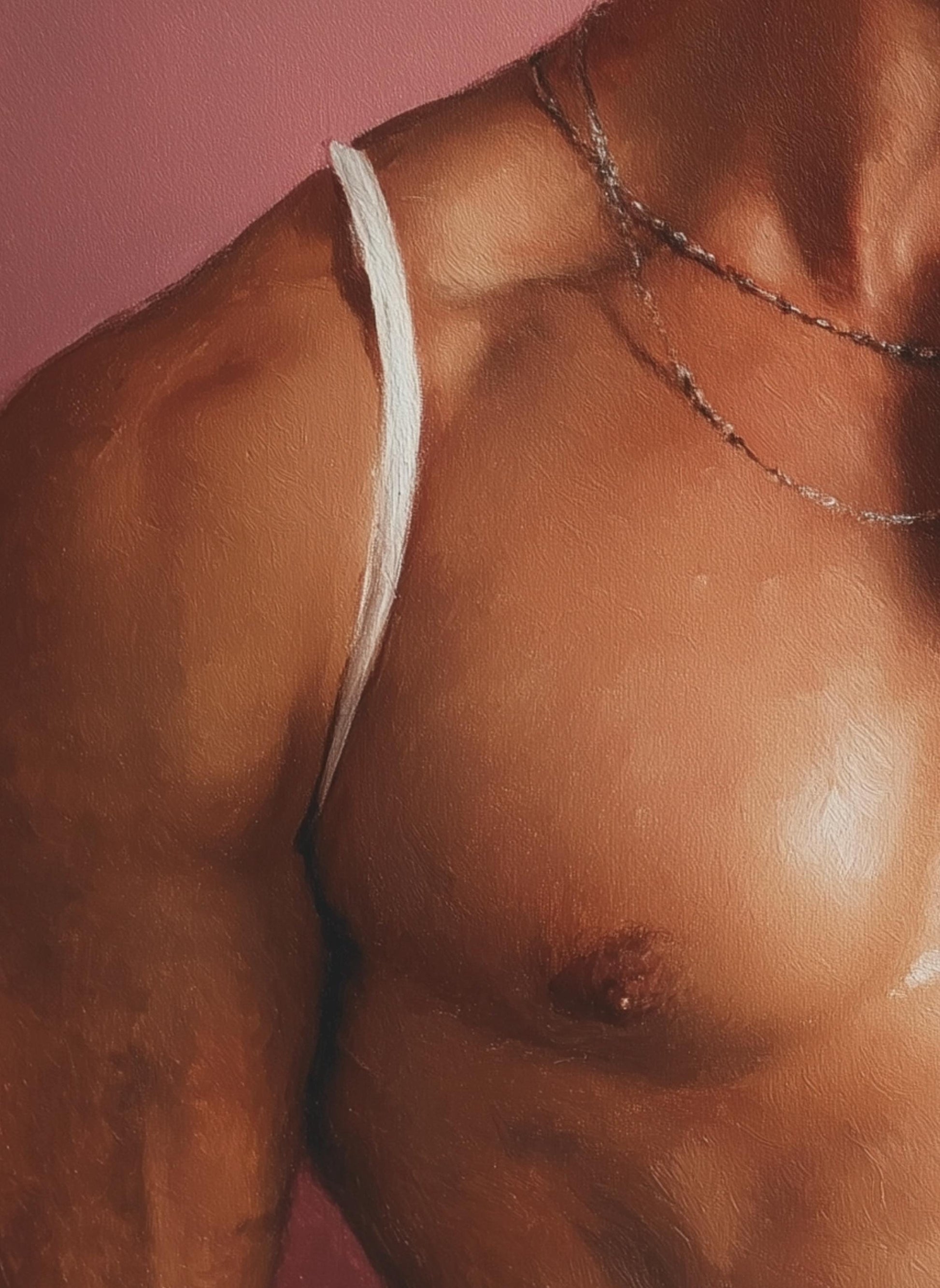 Taken - Queer Art Print by Gay Artist | Gay Erotic Wall Art | intimate Male Portrait | LGBTQ Bedroom Decor | Queer Pride Print