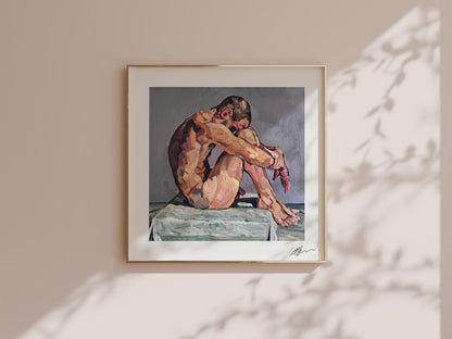 Johnny Seated, after Hippolyte Flandrin (2025) by Andy Sylvester