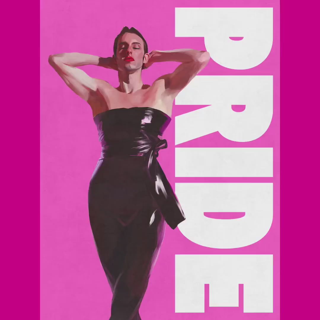 Trans & Non-Binary Pride Art Print - Bold LGBTQ+ Art, Gender-Inclusive Wall Decor, Queer Empowerment, 200gsm Matte, Unframed Print