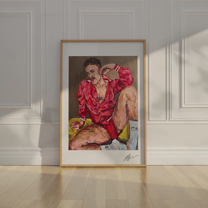 Karlos in Red (2023) by Andy Sylvester