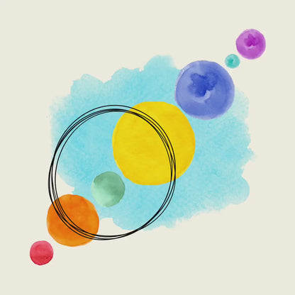 Unity in Colour | Abstract Watercolour Pride Print | Unframed Queer Decor for Home or Office Decor | 2 of 3 in Coordinated Set