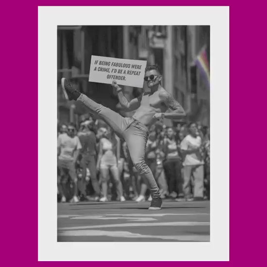 LGBTQ+ Print, Queer Art, Pride Art, Funny Pride Decor and Gifting