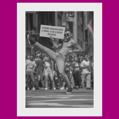 LGBTQ+ Print, Queer Art, Pride Art, Funny Pride Decor and Gifting