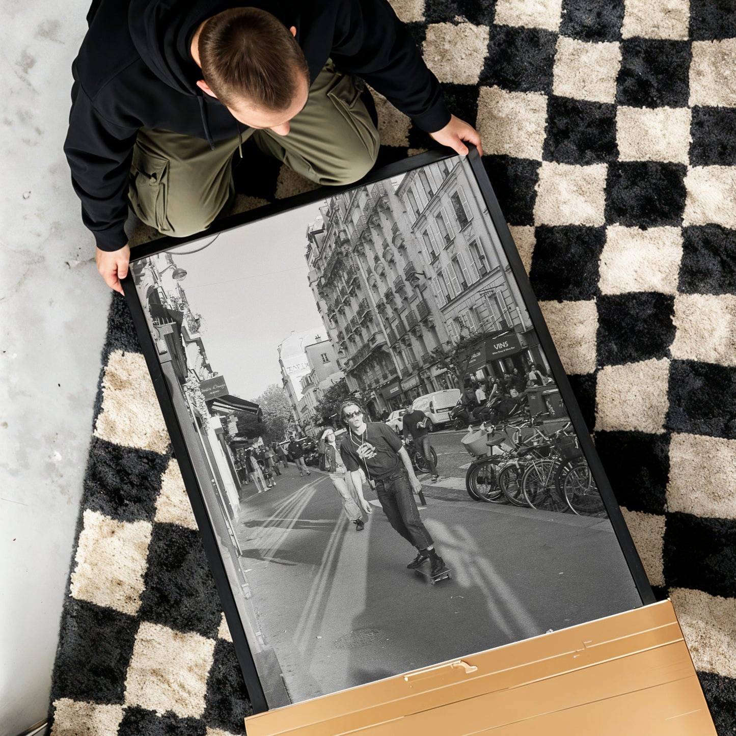 Une rue animée de Paris (2023) by Jack Jacques